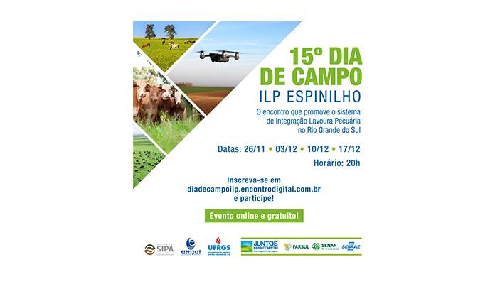 Dia de Campo Integração Lavoura-Pecuária será on-line