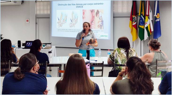 Unitec conta com treinamento sobre primeiros socorros no ambiente escolar