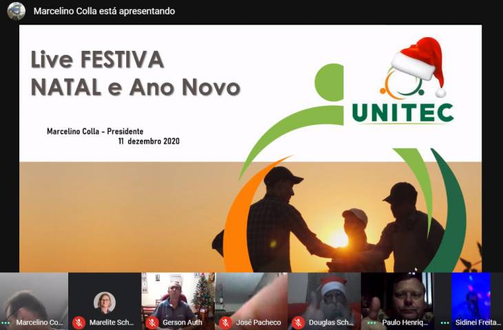Unitec reúne associados em live festiva
