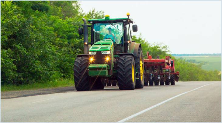 Novas regras para o trânsito de máquinas agrícolas